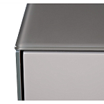 Комод со стеклянной столешницей и с выдвижными ящиками Minimalist Accent варинант исполнения - 5 | Loft Concept в Москве