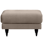 Мягкий пуф на деревянных ножках Garner Pouf варинант исполнения - 1 | Loft Concept в Москве