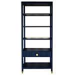 Стеллаж Elsa Dreams Blue со стеклянными полками и ящиком варинант исполнения - 7 | Loft Concept в Москве