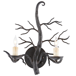 Бра черное в виде ствола дерева Branched Tree варинант исполнения - 2 | Loft Concept в Москве