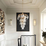 Бра настенное высокое из стеклянных трубочек Gladia варинант исполнения - 3 | Loft Concept в Москве