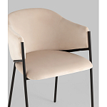 Стул Brace велюр молочный варинант исполнения - 2 | Loft Concept в Москве