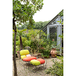 Дизайнерское разноцветное кресло на металлическом каркасе с подставкой для ног Poltronova Plasma Armchair варинант исполнения - 9 | Loft Concept в Москве