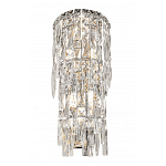 Бра с каскадом из прозрачного хрусталя и корпусом из металла цвета хром Constant Sparks варинант исполнения - 2 | Loft Concept в Москве