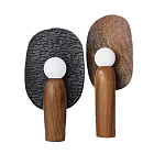 Настольная лампа из дерева Decorative Wooden Lamp варинант исполнения - 1 | Loft Concept в Москве