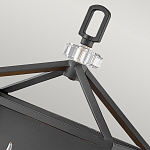 Бра в черном цвете с двумя лампами в форме свечи и стеклянными элементами Hinkley варинант исполнения - 2 | Loft Concept в Москве