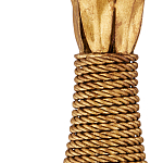 Люстра золотая с декором в виде перьев Bunch of Feathers варинант исполнения - 2 | Loft Concept в Москве