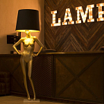 Лампа MANNEQUIN LAMP с абажуром руки на талии варинант исполнения - 5 | Loft Concept в Москве
