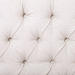 Кровать двуспальная светло-бежевая с основанием из массива дуба с мягким изголовьем Flax Beds варинант исполнения - 4 | Loft Concept в Москве