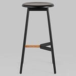 Черный барный стул Knopper варинант исполнения - 2 | Loft Concept в Москве