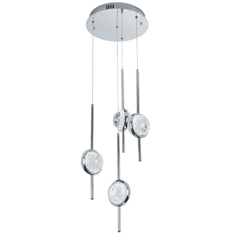   4-     Crystal Bubbles Chrome Hanging Lamp     | Loft Concept 
