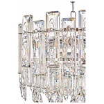 Круглая люстра с хрустальными подвесками на серебряном каркасе Gorgeous Crystal Light варинант исполнения - 4 | Loft Concept в Москве