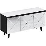 Длинная тумба с зеркальным декором Arden Cabinet варинант исполнения - 1 | Loft Concept в Москве