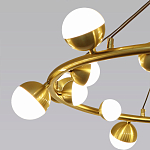 Люстра подвесная светодиодная с плафонами в форме шара Italian Globe Cedar Moss Light варинант исполнения - 3 | Loft Concept в Москве