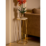 Столик дизайнерский Beige marble варинант исполнения - 4 | Loft Concept в Москве