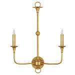 Бра настенное золотого цвета в форме подсвечника Graceful Smoothness варинант исполнения - 3 | Loft Concept в Москве