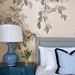 Обои ручная роспись Silk Tree Special Colurway on Sabbia slub silk варинант исполнения - 2 | Loft Concept в Москве