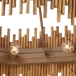 Люстра с абажуром из ротанга Wicker Furniture варинант исполнения - 2 | Loft Concept в Москве