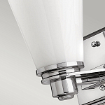 Бра для ванных комнат с белыми стеклянными конусными плафонами Hinkley варинант исполнения - 8 | Loft Concept в Москве