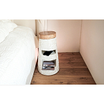 Керамический столик с деревянной столешницей "Пешка" варинант исполнения - 1 | Loft Concept в Москве