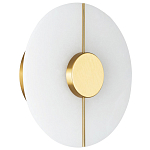 Бра с плафоном из камня в форме диска Buccio Stone Disk Wall Lamp варинант исполнения - 1 | Loft Concept в Москве