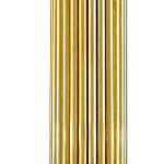 Подвесной светильник золотой в форме цилиндра из тонких металлических трубок  Long Tubular Lampshade варинант исполнения - 1 | Loft Concept в Москве