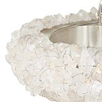 Люстра светодиодная фактурная в форме кольца Amber Crystal варинант исполнения - 2 | Loft Concept в Москве