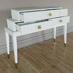 Премиальная Консоль с тремя ящиками Elsa Dreams White варинант исполнения - 2 | Loft Concept в Москве
