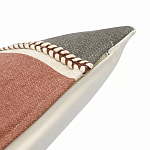 Подушка декоративная с геометрическим узором и плетенными вставками Divine Abstractions варинант исполнения - 3 | Loft Concept в Москве