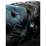 Кресло "Баския и Уорхол" Basquiat Warhol graffiti chair натуральная кожа варинант исполнения - 8 | Loft Concept в Москве