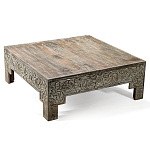 Кофейный стол Carved Сoffee table ручная резьба по дереву варинант исполнения - 4 | Loft Concept в Москве