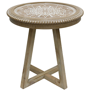 Приставной столик с узором Mandala