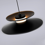 Подвесной светильник черного цвета из металла Obsidian Touch варинант исполнения - 4 | Loft Concept в Москве