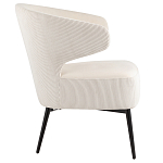 Современное мягкое кресло на металлических ножках Rakush Milk варинант исполнения - 5 | Loft Concept в Москве