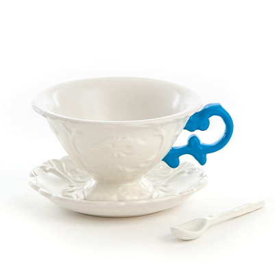 Чайная пара Seletti I-Tea Blue Чайная пара Seletti I-Tea Blue