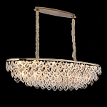 Люстра овальная с каскадом из подвесных прозрачных элементов Attractiveness варинант исполнения - 1 | Loft Concept в Москве