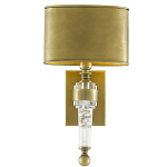 Бра с овальным абажуром на прозрачном основании Masculinity варинант исполнения - 2 | Loft Concept в Москве