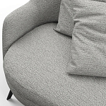 Мебельная ткань Шенилл серый цвет 138 см T4-29 варинант исполнения - 4 | Loft Concept в Москве