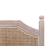 Изголовье кровати коричневое с обивкой из ротанга Olivia Headboard варинант исполнения - 2 | Loft Concept в Москве