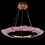 Люстра в форме кольца розовая Warm Pink Light варинант исполнения - 1 | Loft Concept в Москве