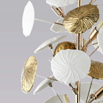 Торшер в виде белых и золотых цветов Bouquet of Light варинант исполнения - 3 | Loft Concept в Москве