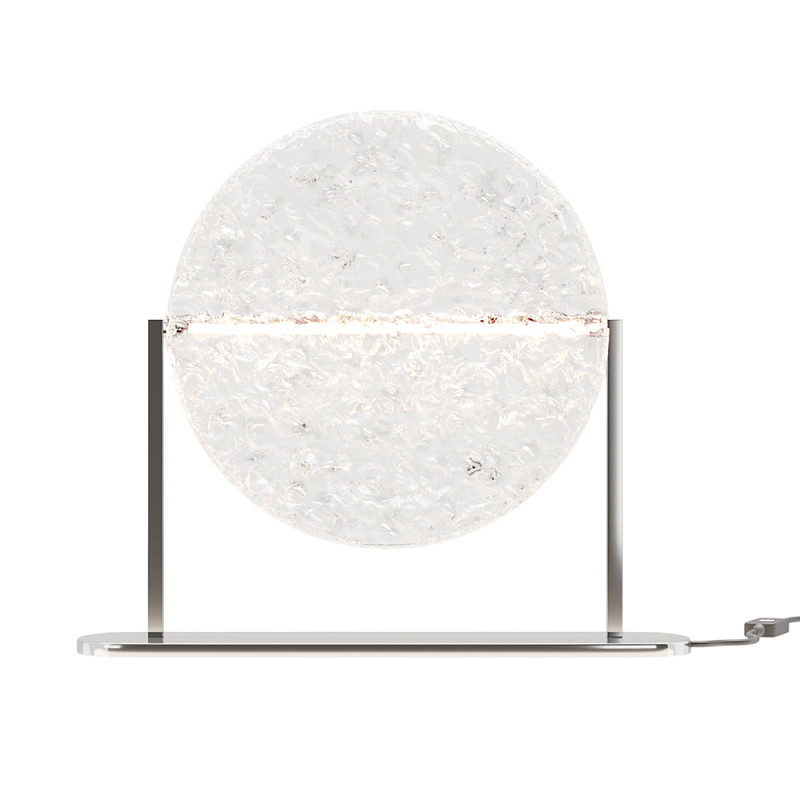 Настольный светильник Mangata 3000К 7Вт Хром Прозрачный в Москве | Loft Concept 