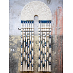 Настенное украшение из нитей Корона с кисточками Crown Wall Hanging варинант исполнения - 1 | Loft Concept в Москве