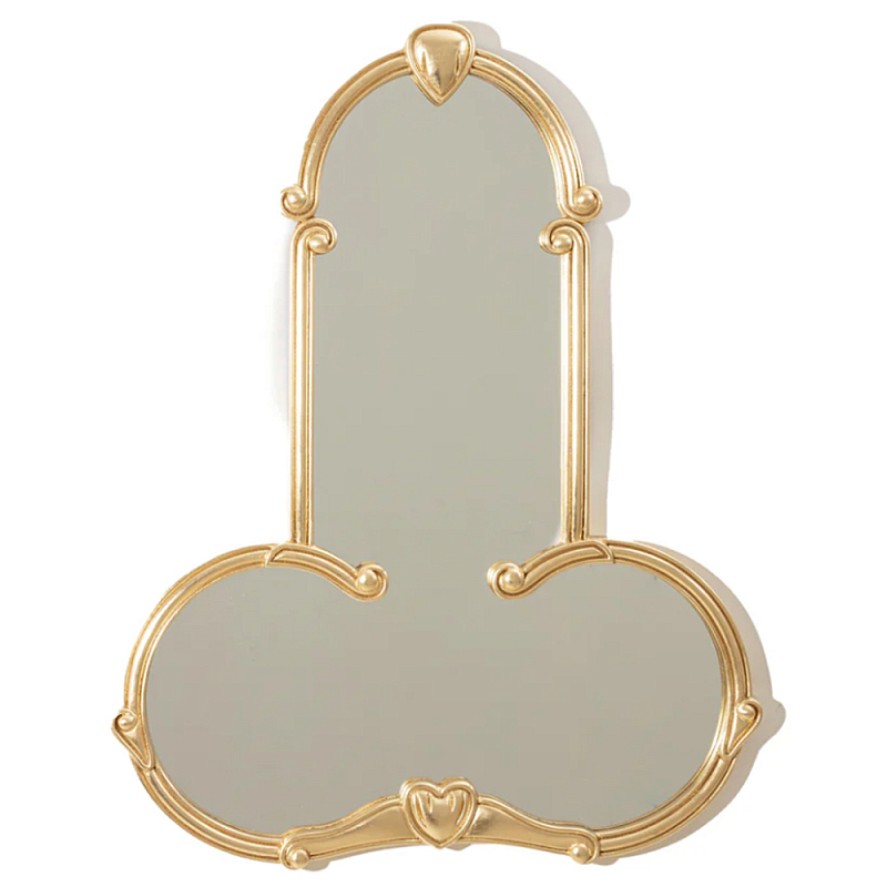 Зеркало SELETTI Liberty Mirror Man Золотой в Москве | Loft Concept 