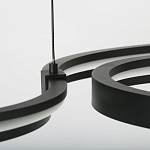 Люстра подвесная светодиодная в виде волнообразной ленты Ribbon Vortex варинант исполнения - 8 | Loft Concept в Москве