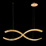 Люстра волнистой формы с фактурным хрустальным плафоном Light Delight варинант исполнения - 2 | Loft Concept в Москве