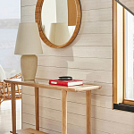 Зеркало круглое в раме из ротанга Wickerwork варинант исполнения - 5 | Loft Concept в Москве