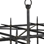 Люстра черная квадратной остроконечной формы Black Square варинант исполнения - 1 | Loft Concept в Москве