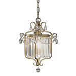 Люстра подвесная со стеклянными подвесками Feiss варинант исполнения - 1 | Loft Concept в Москве