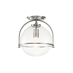 Потолочный светильник с прозрачным стеклянным шаром с эффектом пузырьков Hinkley варинант исполнения - 7 | Loft Concept в Москве
